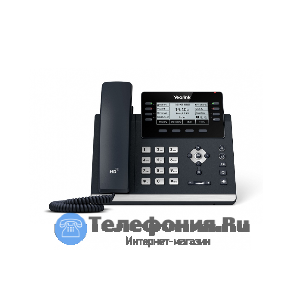 Yealink SIP-T43U IP телефон купить за 13 207 руб.- IP-телефоны Yealink  Брянск